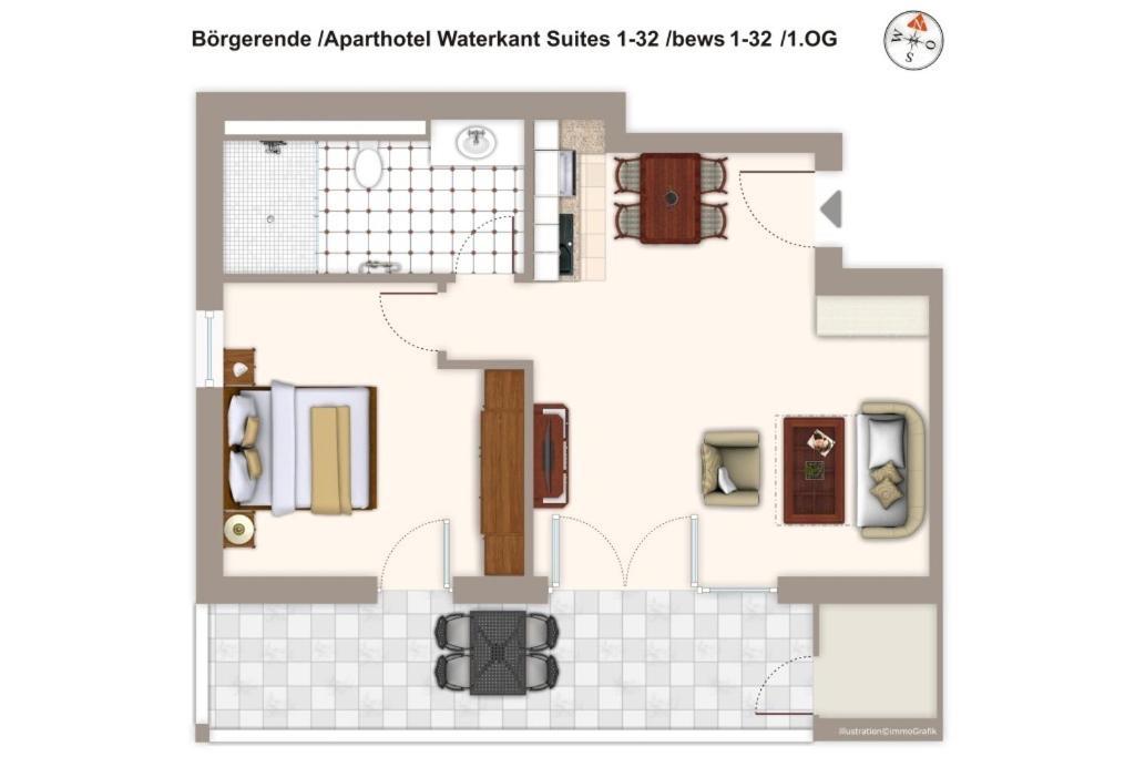 Ferienwohnung Strandurlaub เบอร์เกอเรนเดอ-เรทวิช ภายนอก รูปภาพ